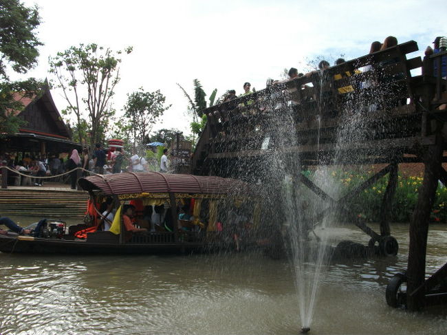 アユタヤ：アヨタヤ水上マーケット