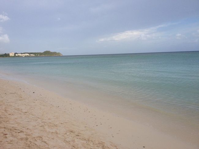 今日で最終日☆<br />朝一ビーチへ行きました♪<br />朝一は人がほとんどいないのでゆっくり海を眺めれます☆