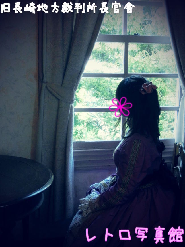 レトロ写真館です。<br />30分500円で外でも自由に撮影できます♪<br />もちろんかの有名な〜「グラバーさんのパネル」とも撮影可(*^^)v