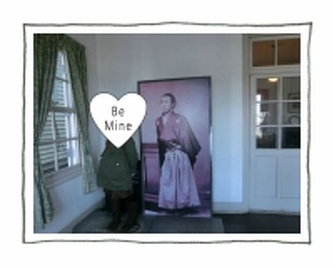 「あ、竜馬さ〜ん」<br />長崎は坂本竜馬で有名な地でもあります♪