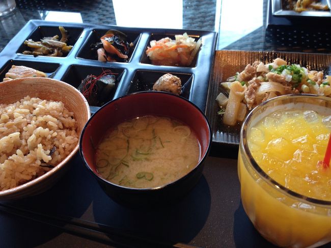 3日目の朝食もやっぱり和風プレートです！<br />毎日食べてもこれは美味しすぎて大満足(^^)