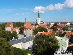 トームペアの展望台。
旧市街が一望できます。