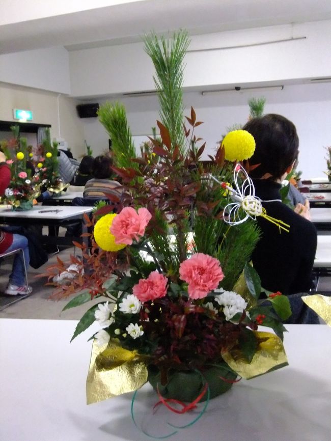 はい！こんな感じの正月花のできあがりです　シンプルでいい感じでしょ♪<br />