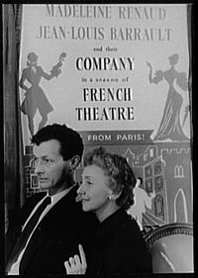 ジャン・ルイ・バローと夫人のマドレーヌ・ルノー。