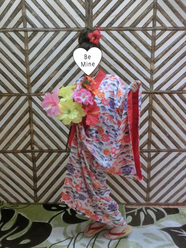 おばちゃん「あなたはこの花が似合うわ〜うんうん\(^o^)／」<br />もはや口をはさむ隙はありません(笑)<br /><br />でも沖縄の色々な話を聞けて楽しかったなぁ〜<br />こっちからの質問は受け付けてない感じだったけど(笑)<br />←たぶんあんまり聞いてない(^o^)<br />