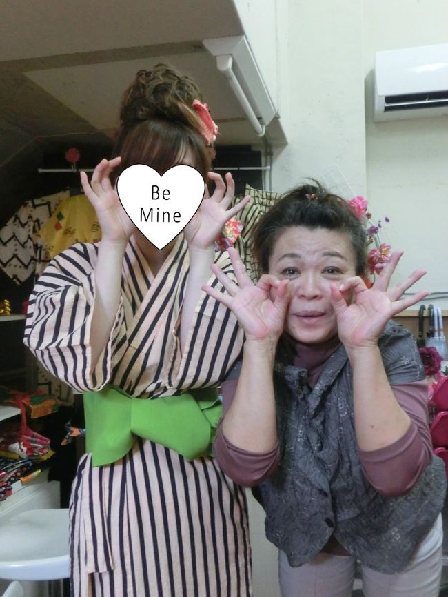 お茶目さん(*^^)v<br /><br />この後は国際通りをあとにして宿泊先の恩納村方面に向かいます