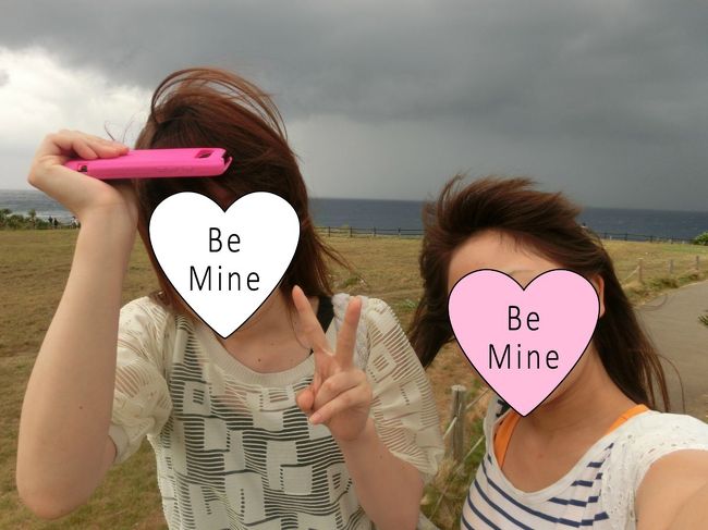 風つよっ！！<br />雲が台風の雲ですね(^_^;)<br /><br />ぐるっと１５分程度のお散歩道です。<br />