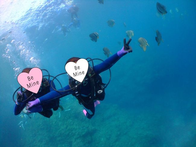 完全に友人を無視しています(笑)