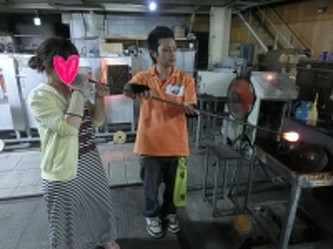 ふくらまします。。。<br />が、肺活力がなくひっどい顔に(笑)