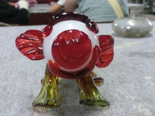 唐突に何を思ったか琉球グラス制作体験へ