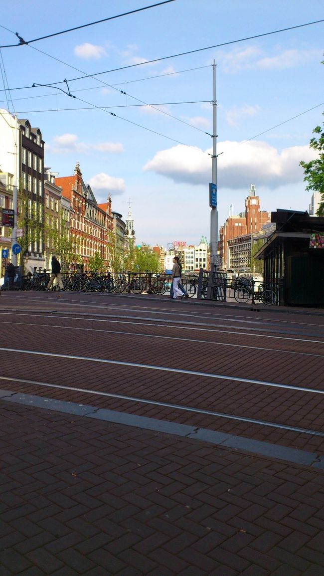 アムステルダムの町。