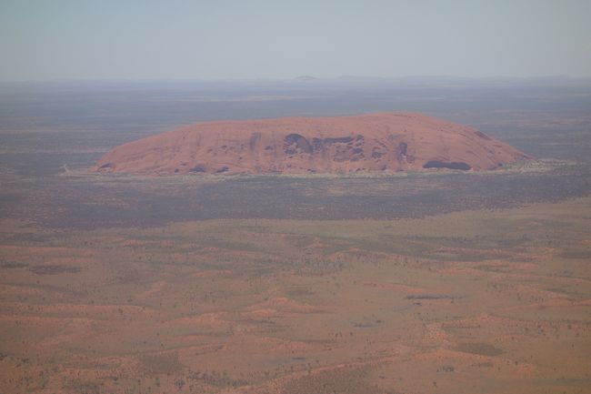 飛行機の中から見えてしまった！