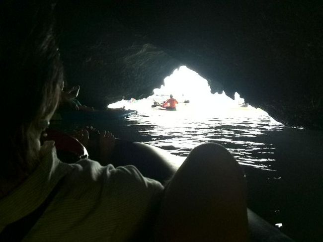 頭を下げて通るようなところも。楽しい〜