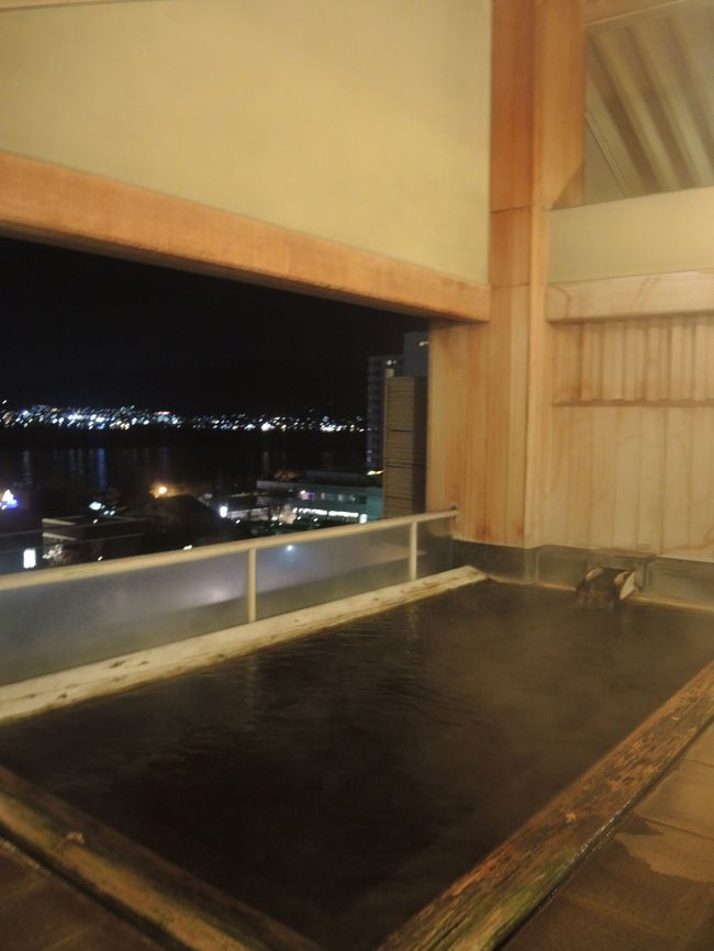 <後編 上諏訪温泉> 『クリスマスは 二泊三日・・・の 信州 大正浪漫・旅行』(国宝!松本城。 「安過ぎっ!? クーポン利用」の・・・上諏訪温泉 『油屋旅館』は 「とっても 素敵!な お宿」でした。