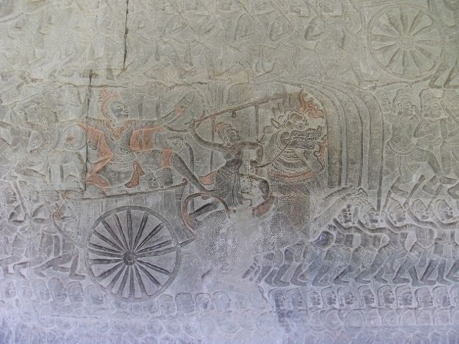 アンコール・ワット：第一回廊のレリーフ