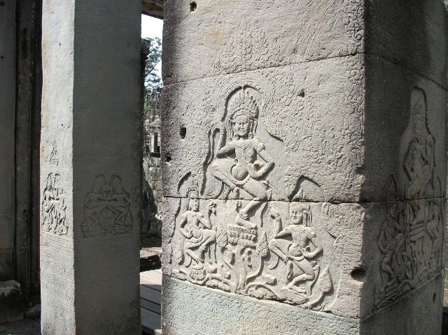 アンコール・トム：バイヨンのレリーフ