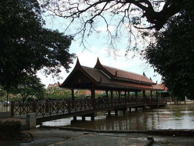 シェムリアップ：川が満水中