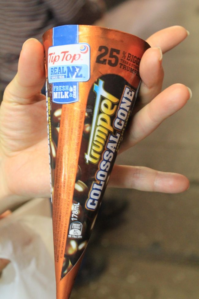 さて、これからホテルにチェックイン。<br /><br />もらったカードキーで部屋に入ってみたら、別の宿泊客が使用している部屋でした。（荷物が散らかってたり、酒瓶が空いてたり）　誰もいなかったのが唯一の救い、、って救いなのか？？逆の立場だったら恥ずかしいっ<br /><br />フロントに詰め寄ったところ、兄と父様の部屋もそうだったらしく。<br />最後の最後にちょっとしたトラブルでした（汗）<br /><br />流石にこういった場面は写真に残ってないので、アイスクリームの画面をお楽しみください。<br /><br /><br />