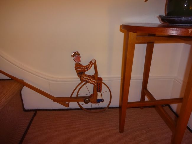 階段のディスプレイも気を抜かない。