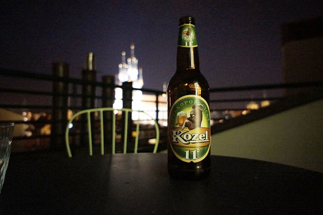 可愛らしいラベルのビール。