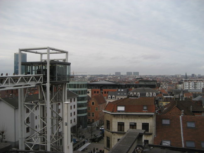 プラール広場の展望からのブリュッセルの眺め