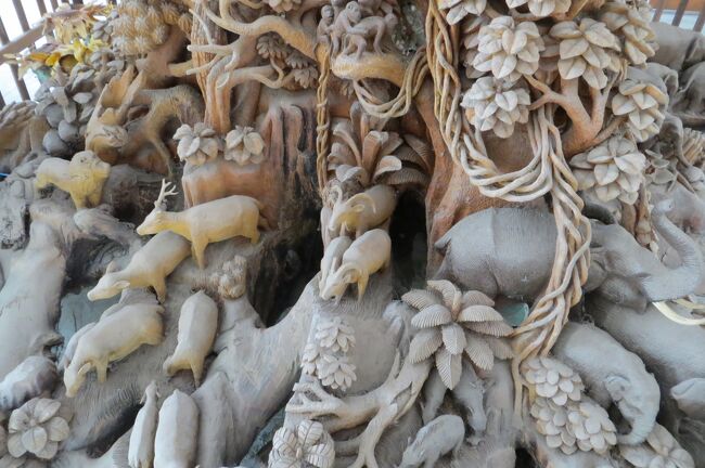 タイの伝統的な彫刻 2013冬、タイ王国旅行記2(30/34)：2月6日(5)：ダムヌン