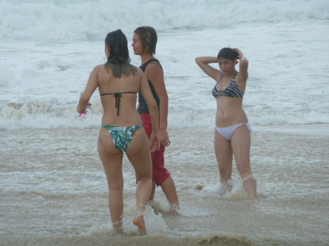 再び<br />海水に<br />若さだ！