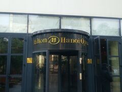 ホテルの入口。