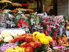 ヴィル門周辺の花屋さん。