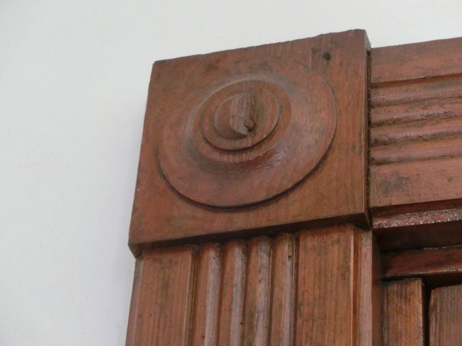 ２階は装飾はシンプルでしたが、いたるところに細かなものはあります。<br />こんな目立たない所にもあるなんて贅沢ですね。