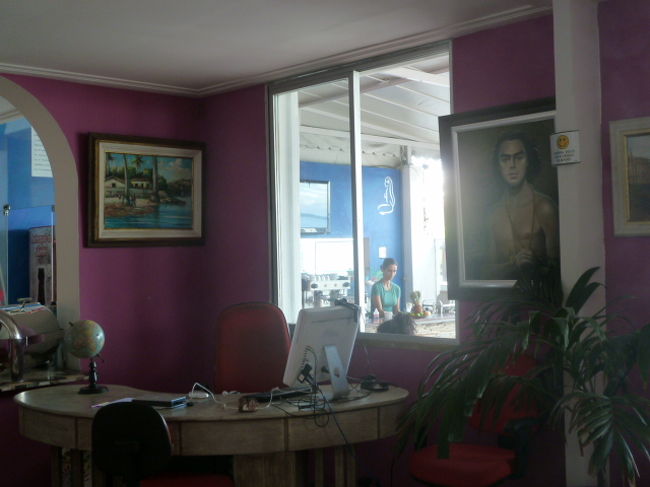 ホテルのフロント