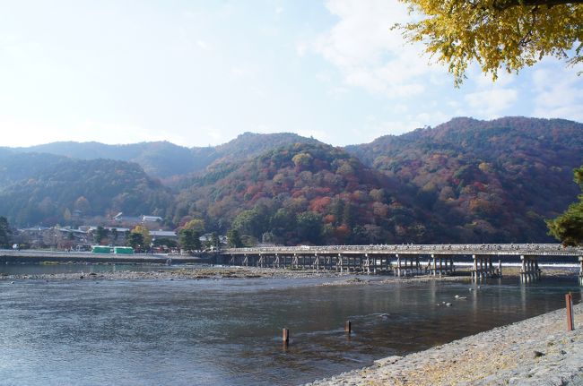 翌日は嵐山方面の散策。