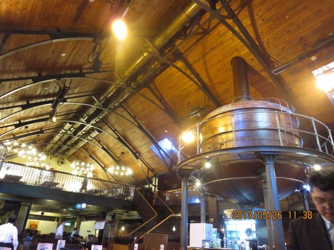 札幌ビール園の内部。