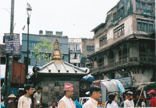 賑やかなダルバート広場付近。