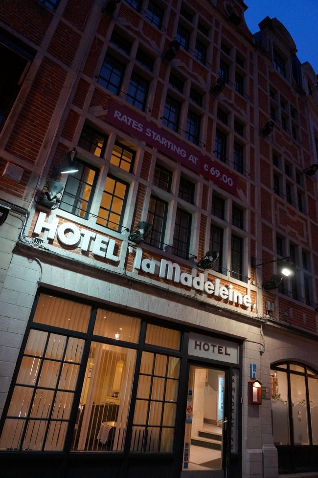 早々に引き上げホテルへ<br />明日も早起きして<br />列車の時間まで<br />ブリュッセルを堪能します。