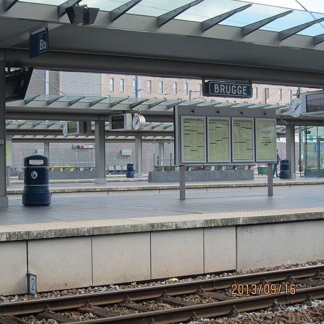 ブリュージュをあとに、ゲントへ向かいます。