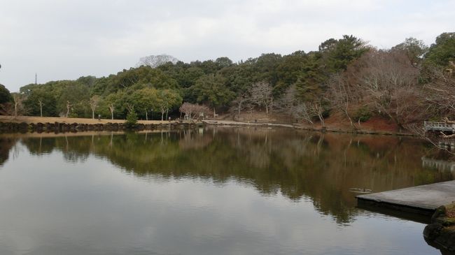 ちょっと横道にそれて奈良公園の鷺池にやってきました。