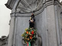 世界3大ガッカリの一つ、ブリュッセルの小便小僧。