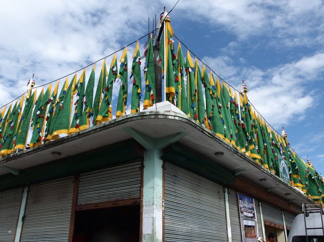 ここにも緑の旗が・・・