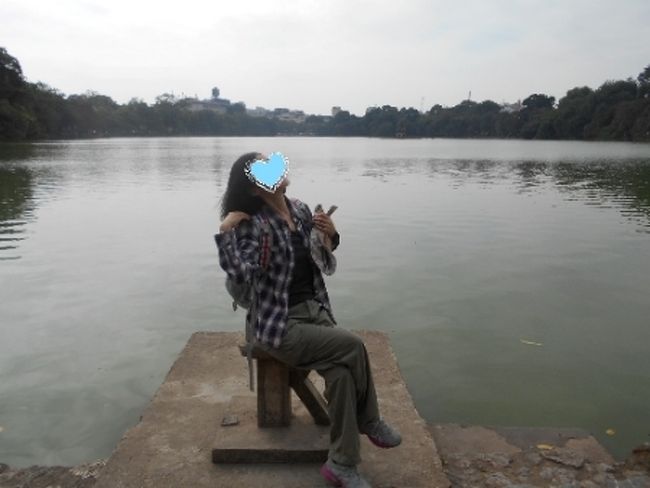 最後に、中国人風に<br />ポーズをとって記念撮影してみました<br />(*￣m￣)ﾌﾟﾌﾟｯ