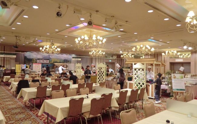 和洋中特選ディナーバイキング「美食フェスタ東北」になっている。ビュッフェ＋メイン１品の選択