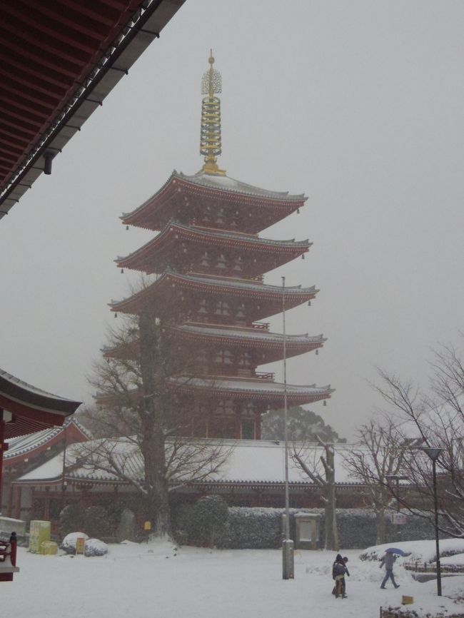 雪景色の浅草寺&スカイツリー』浅草(東京)の旅行記・ブログ by 雪景色の浅草寺&スカイツリー』浅草(東京)の旅行記・ブログ by