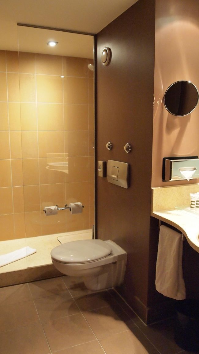 水回りもキレイです。<br /><br />駅には近いですが、町の広場まではちょっと距離があります。<br />今回の移動型の旅の時は駅近が便利ですが、<br />次ミュンヘンに来る時はきっと1都市滞在型になるので、<br />もっとマリエン広場に近いホテルにするかな〜。