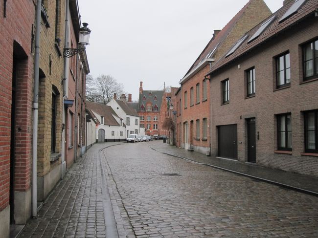 ブリュージュの街。<br /><br />石畳が素敵でした。