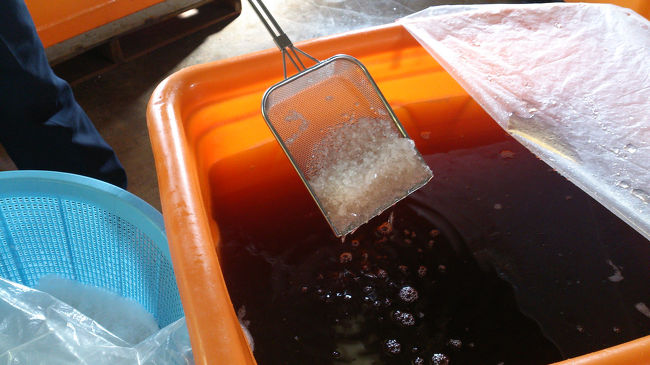 お塩の味見させて下さいます。<br />まろやかで、しょっぱいだけではないです。