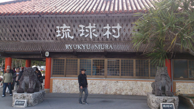 ホテルに行く途中に琉球村があったので寄ってみます。JALのチュラナビを提示して入園料８４０円が６７０円になりました。