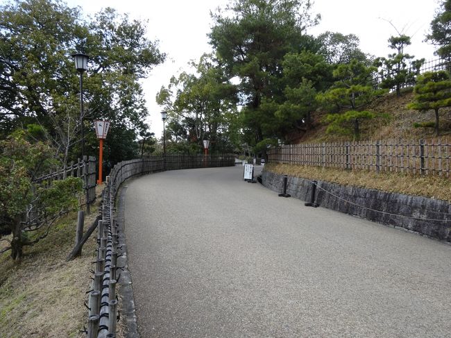 奈良ホテルへのスロープ