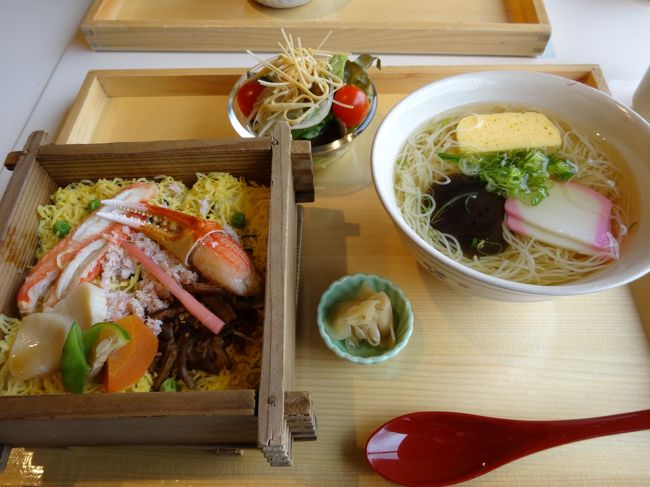 蒸し寿司とにゅうめん