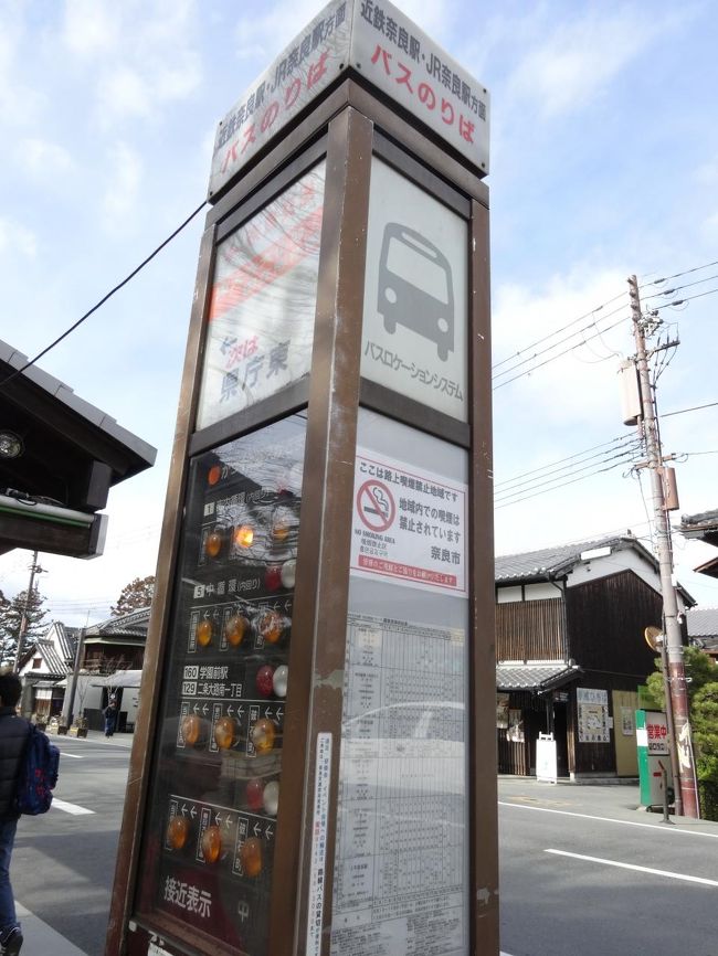 JR奈良駅へバスで帰りました。