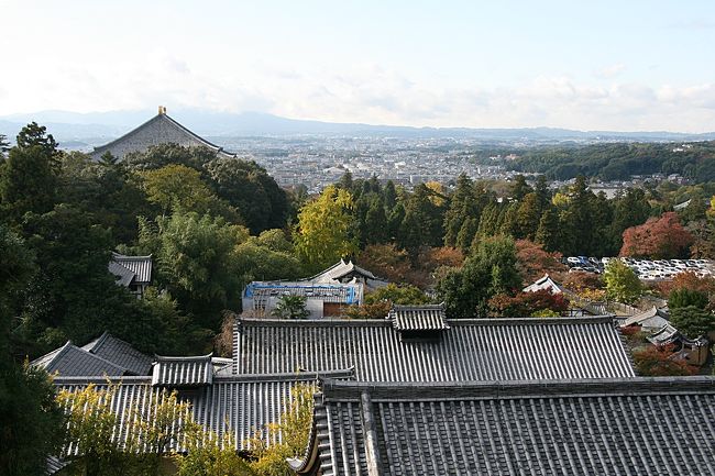 そうそう！確かここは二月堂だったかな？！<br />(違っていたら修正お願いします)<br /><br />ここからの風景はとても素晴らしかったです。